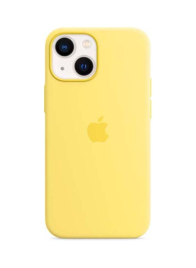 Apple iPhone 13 mini Silicone Case with MagSafe Lemon Zest - Image 2