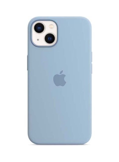 iPhone 13 Silicone Case with MagSafe blue fog