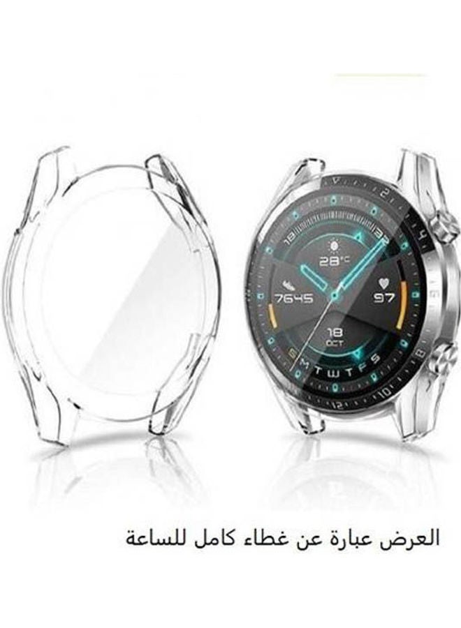 Full Cover Case Protection 360 Degree For Honor Magic 2 Watch 44mm Clear