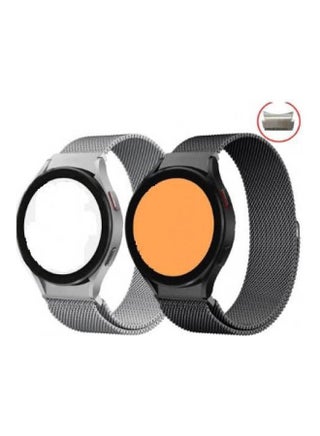 Set Of Two Magnetic Loop Straps For Samsung Galaxy Watch 4 Classic 46mm, 42mm,  44mm, 40mm Multicolour - v1647156783/N52884112A_1