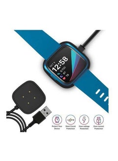 Sikai Dock Charging Cable For Fitbit Versa 3  Sense Black  - Image 2