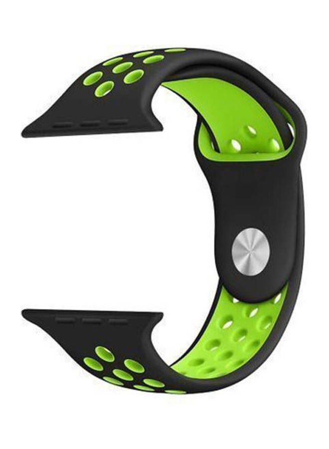 Generic - Silicone Sport Watchband For Apple Watch Series 6 38mm 40mm Green - Image 1