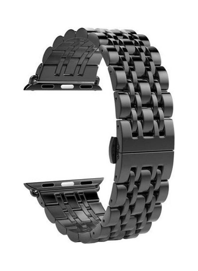 Generic - Apple Watch Series Se Replacement Metal Stainless Steel Strap Black - Image 1
