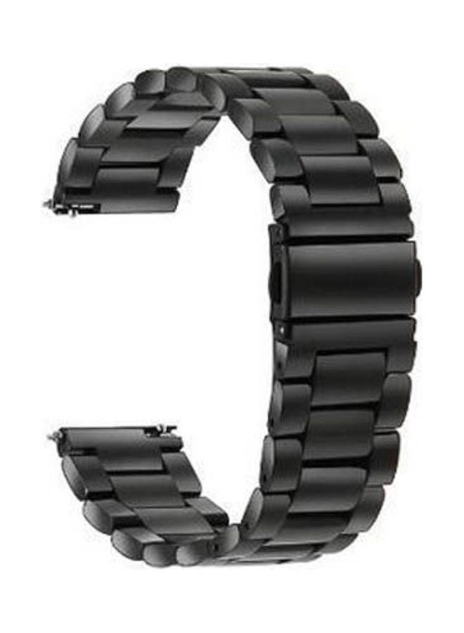 Replacement Stainless Steel Strap 22mm For Samsung Gear S3 Smart Watch Classic Black