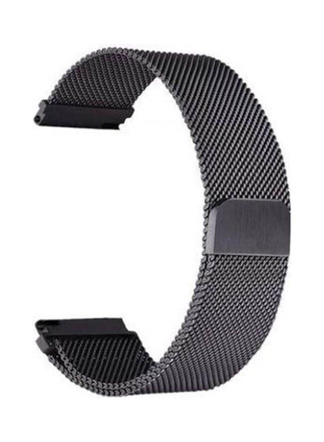 Replacement Stainless Steel Band 20mm Bracelet For Samsung Gear Sport 42mm Black