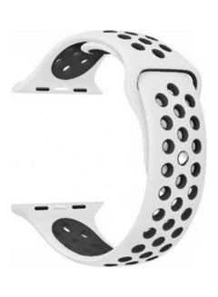 Generic Replacement Stainless Steel Band 42mm  44mm For Apple Watch Series 5 White-Black 