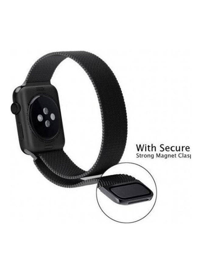 Generic - Magnetic Band For Apple Watch Series 4-5 42mm Black - Image 1