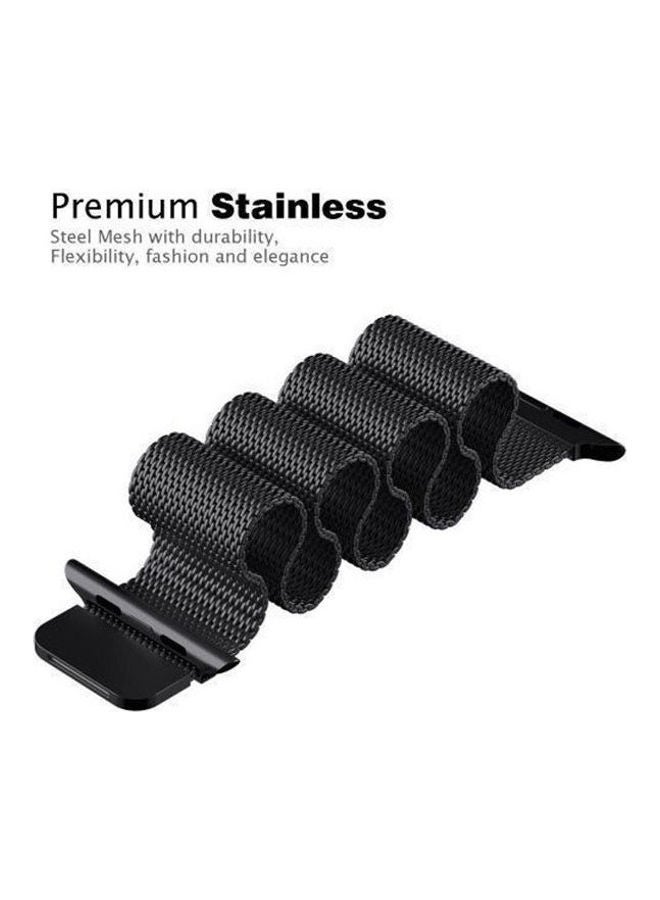 Generic - Magnetic Strap For Apple Watch 42mm Black - Image 1