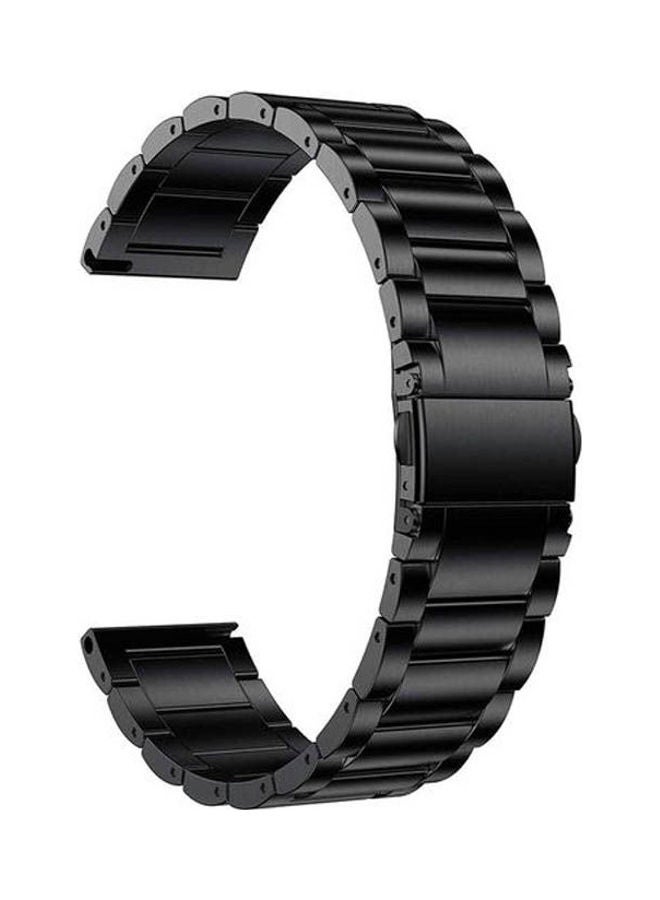Generic - Stainless Steel Straps For Amazfit GTS 2  GTS 2 Mini  GTS 3 Smartwatch Black - Image 1