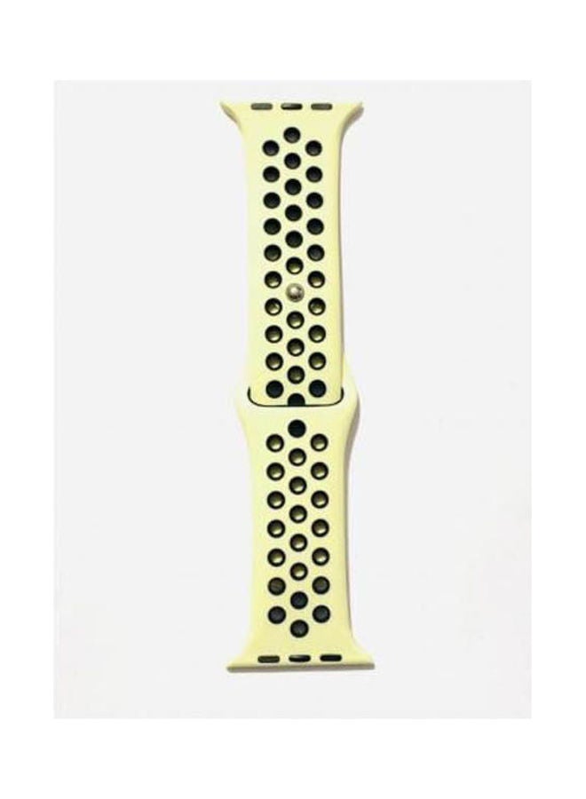 Generic - Apple Watch Series 5 Sport Band And Yellow-Black - Image 1