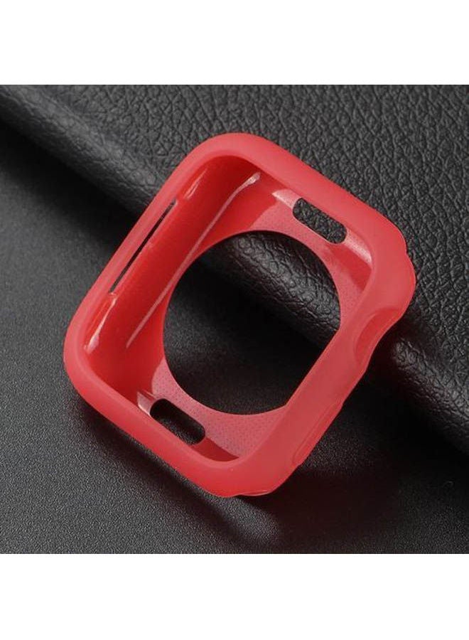 غطاء سيليكون مقاوم للصدمات غير لامع لساعة Apple Watch Series 6