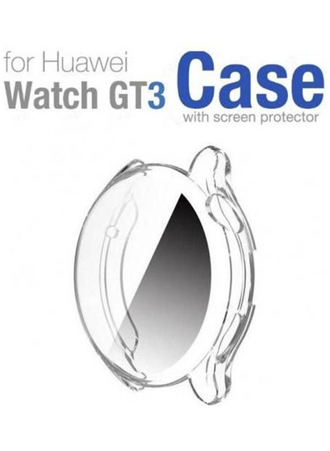 Huawei Gt3 46 2022 Full Cover Case With Screen Shockproof 46mm Clear
