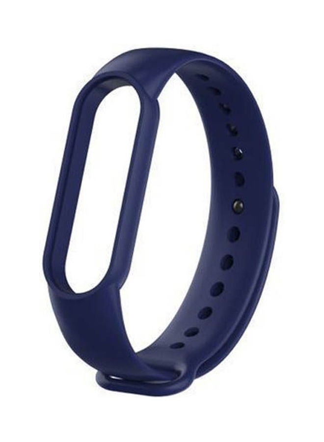 Silicone Strap For Mi Band 5 Blue