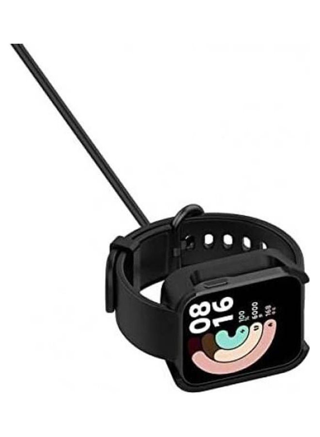 USB Charging Dock Station Holder Charger Stand Cradle Cable For Xiaomi Mi Watch Lite Redmi Watch Lite Black - Image 2