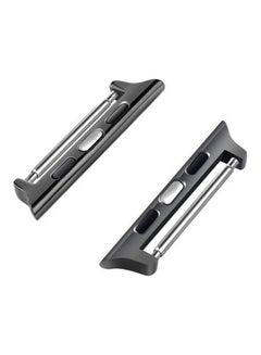 Generic Metal Buckle For Apple Watch Series 7 45mm Black 
