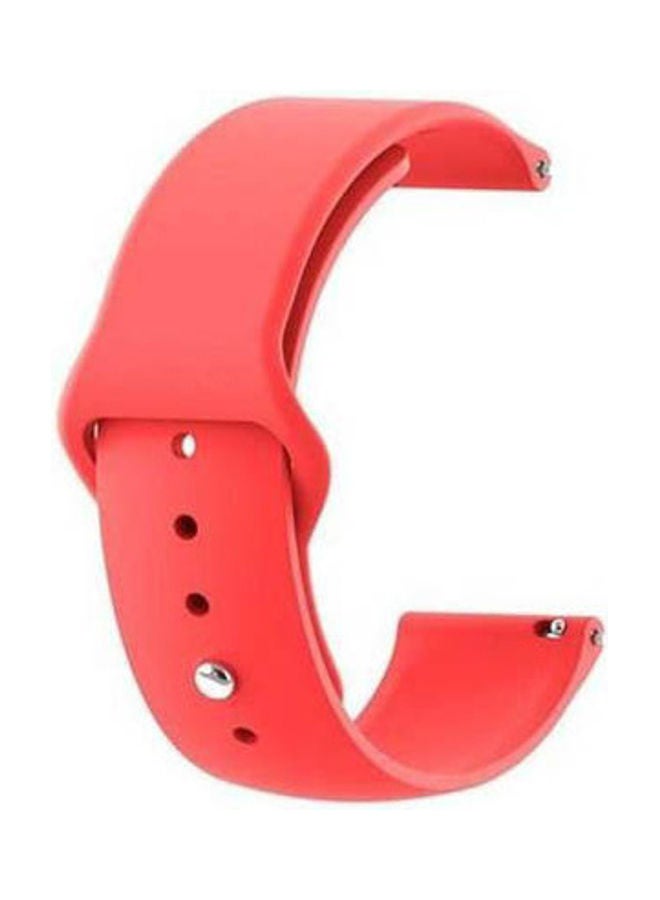 Replacement Silicone Sport Strap 22Mm For Huawei Watch Gt Smart Watch Red
