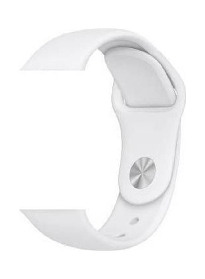 Replacement Silicone Sport Strap For Apple Watch Series 4 5  42Mm 44Mm White - Image 1
