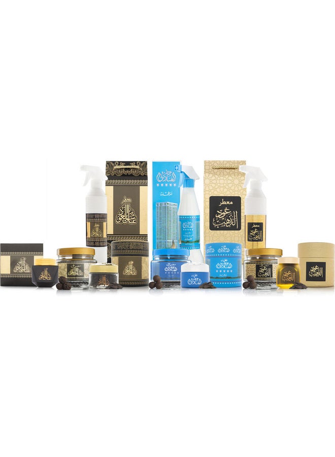 عود لافر مجموعة المناسبات 10 قطع متعدد الألوان 2.4كيلوجرام - Image 1