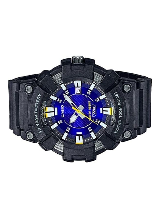 CASIO - Men's Watch Analog Blue Dial Resin Band MW-610H-2AVDF - Image 1