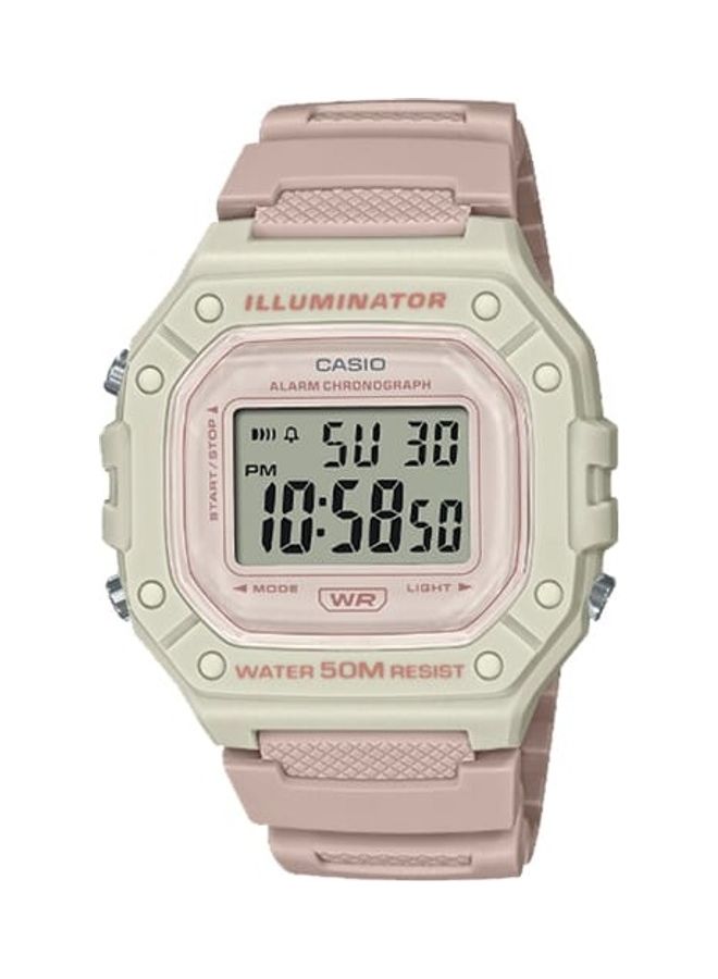 CASIO - Girls' Digital Square Wrist Watch - Image 1