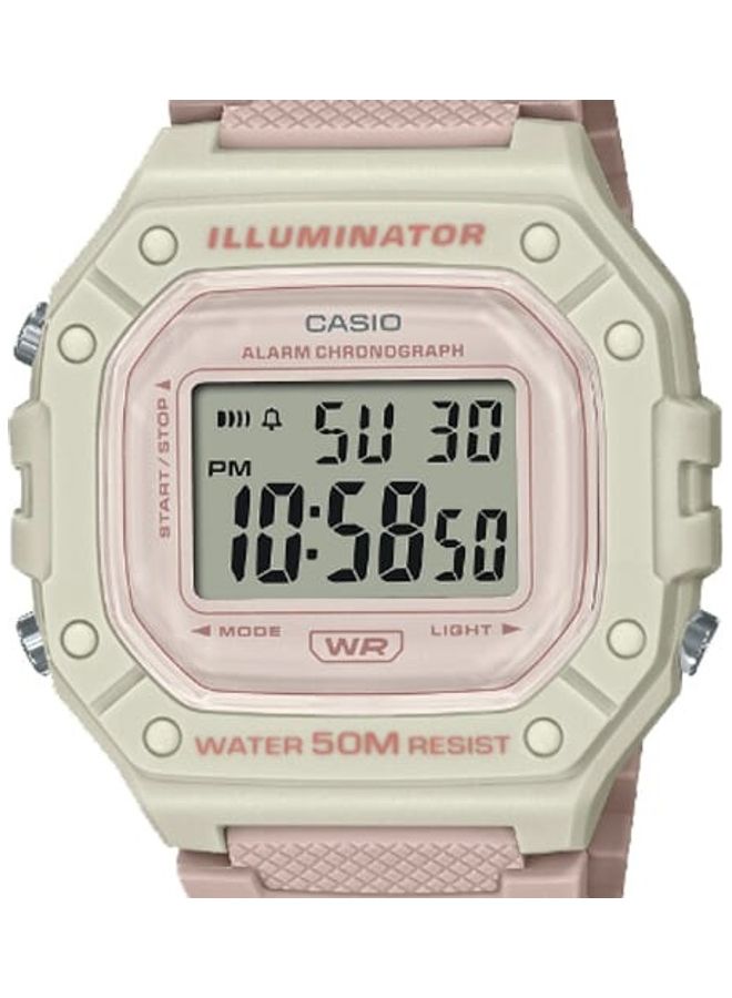 CASIO - Girls' Digital Square Wrist Watch - Image 1