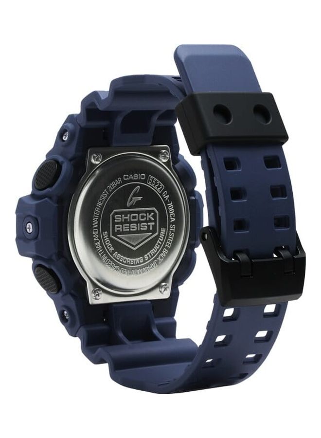 G-SHOCK Men's G-shock Digital Analog Camouflage Blue Dial Resin Band Watch GA-700CA-2ADR  - Image 2
