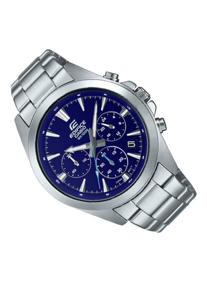 CASIO Men's Men Watch Edifice Analog Chronograph Blue Dial Stainless Steel Band EFV-630D-2AVUDF - Image 2