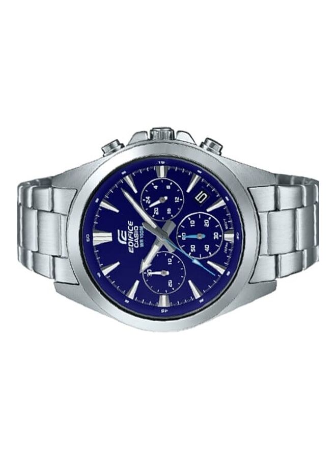 CASIO Men's Men Watch Edifice Analog Chronograph Blue Dial Stainless Steel Band EFV-630D-2AVUDF - Image 3