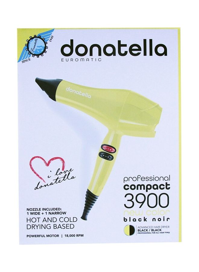 donatella Hair Dryer 3900 Yellow  - Image 2