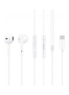 Type C Wired In Ear Headphones With Mic White
