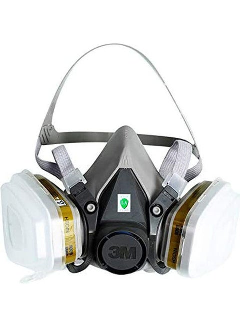 Set Of Seven Decoration Formaldehyde Gas Mask Grey