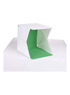 ماركة غير محددة طقم صندوق إضاءة محمول للصور، طقم خيمة تصوير استوديو تصوير صغير قابل للطي، حامل هاتف محمول، 4 خلفيات ملونة للتصوير الفوتوغرافي  - Image 2