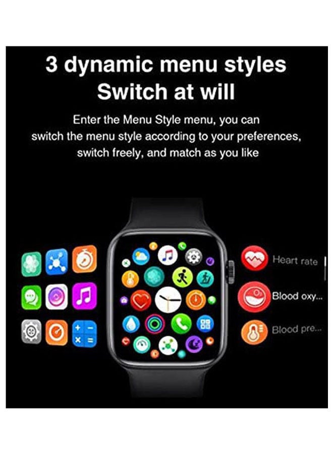 Smart Watch 1.75 Inch Full Curved Touch Screen Black - Image 2