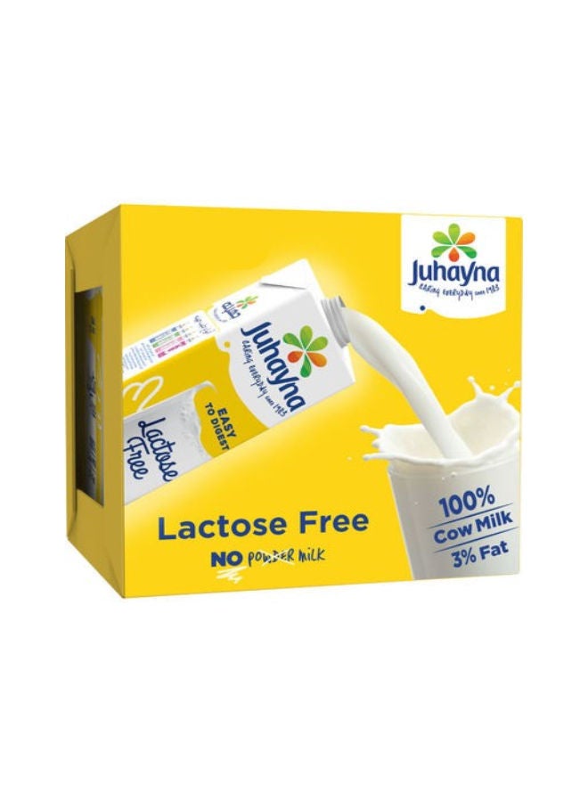 Juhayna Lactose Free Full Cream Milk 1Liters Pack of 6  - Image 2