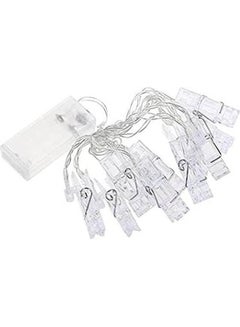 10 Led Photo Clips String Lights Clear