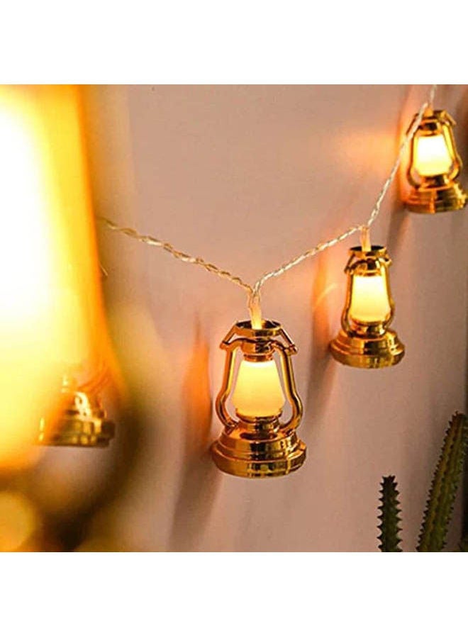 Generic 10 Led Syria Branch Copper Diecast Ramadan Decoration Gold  - Image 2