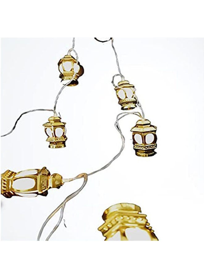 Ramada - Decorative Rope Lights Have The Ramadan Lanterns Shape Gold - Image 2