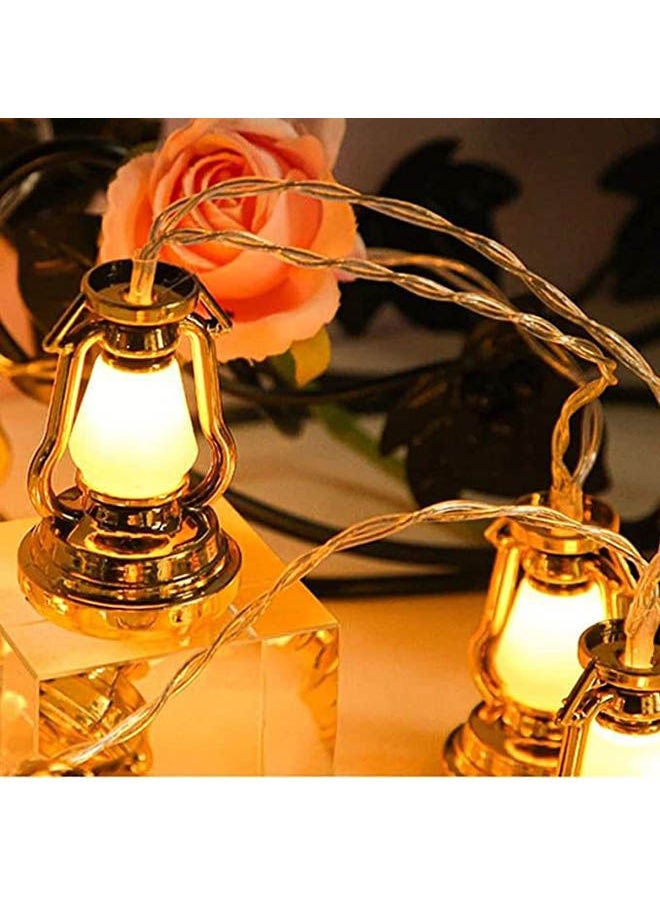 Generic 10 Led Syria Branch Copper Diecast Ramadan Decoration Gold  - Image 3