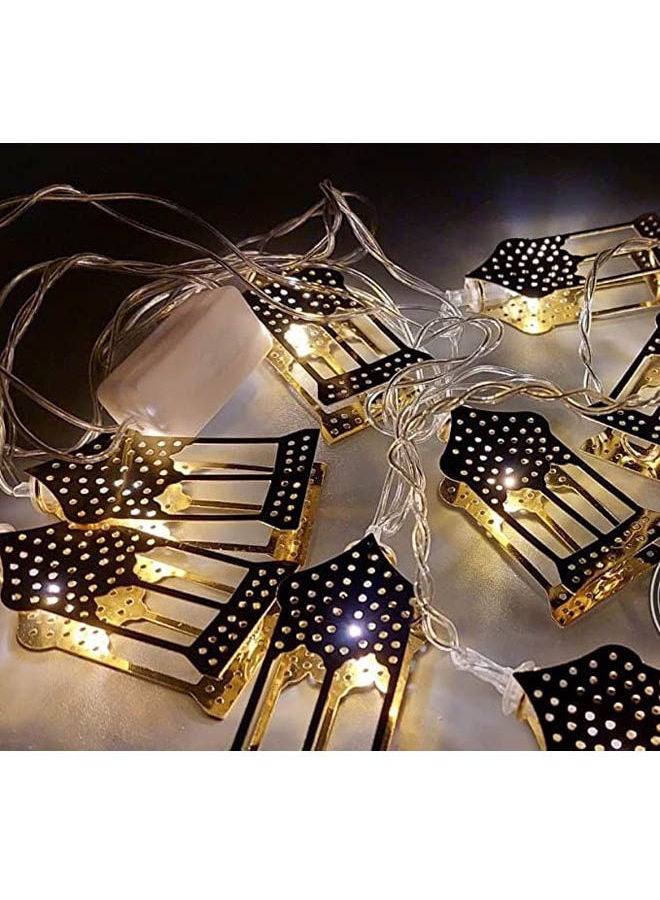Abraham 10 Led Syria Branch Copper Diecast Ramadan Decoration CLear 