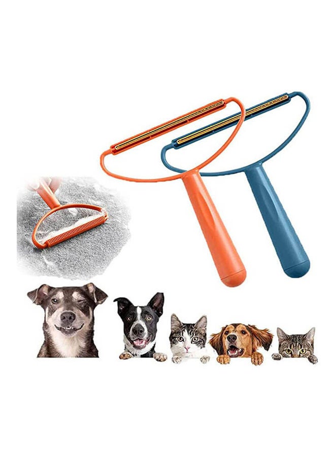 Generic 2Pcs Portable Lint Remover Clothes Carpet Fuzz Shaver Lint Roller For Cat Dog Hair Remover Fabric Shaver Reusable Removing Lint Pet Hair Multicolour - Image 1