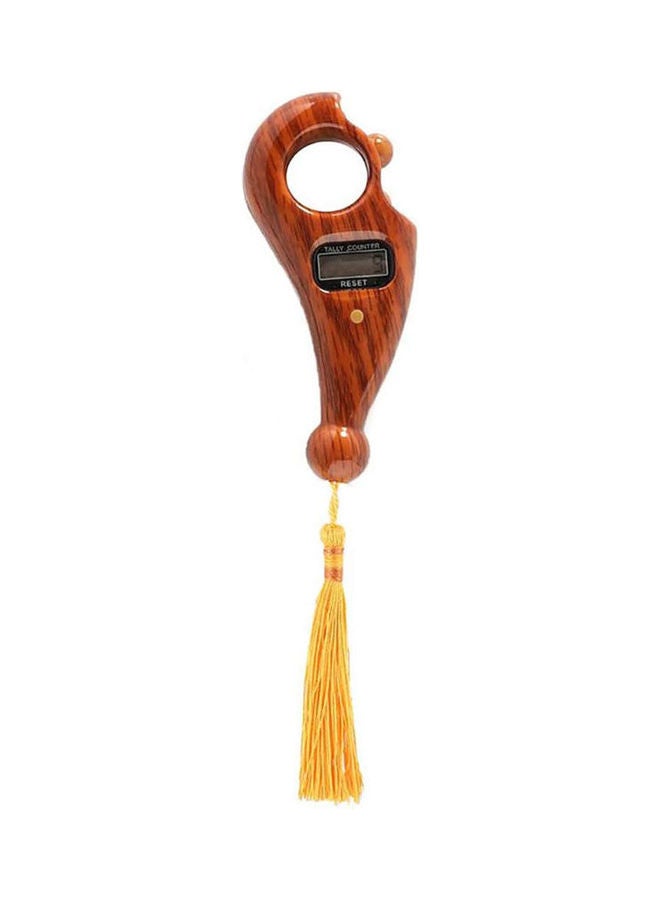 Generic Digital Counter Finger Tasbeeh Portable Rotating Prayer Beads With Accurate Decompression Toy - Image 1