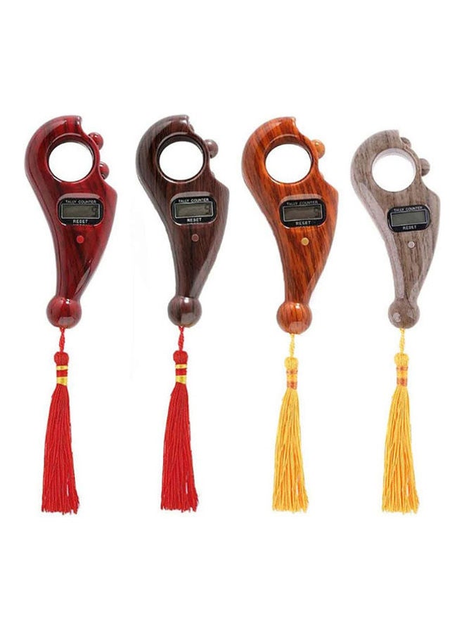 Generic Digital Counter Finger Tasbeeh Portable Rotating Prayer Beads With Accurate Decompression Toy - Image 2