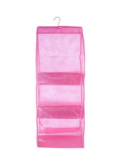 Plastic Bag Organizer  6 Pockets Pink 86 x 33cm - v1647170843/N52888841A_1