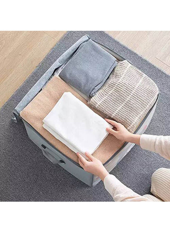 Quilt And Clothes Storage Bag Grey  - Image 2