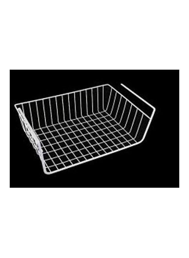 Kitchen Under Shelf Storage Basket Large White 16inch