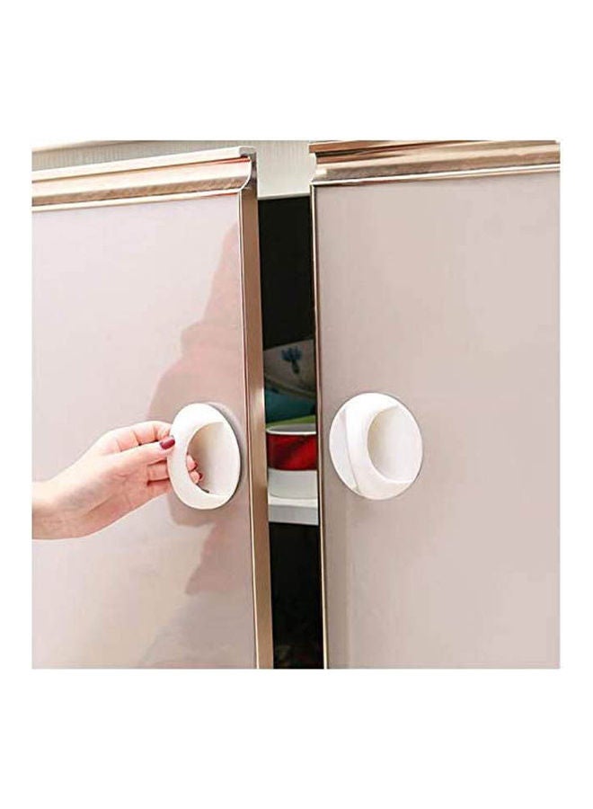 Paste The Open Sliding Door Handles For Interior Doors Glass Window Cabinet Drawer Wardrobe Blue 9x9cm - Image 2