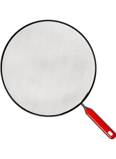 Large Screen Grease Splash Protector Splatter Silver