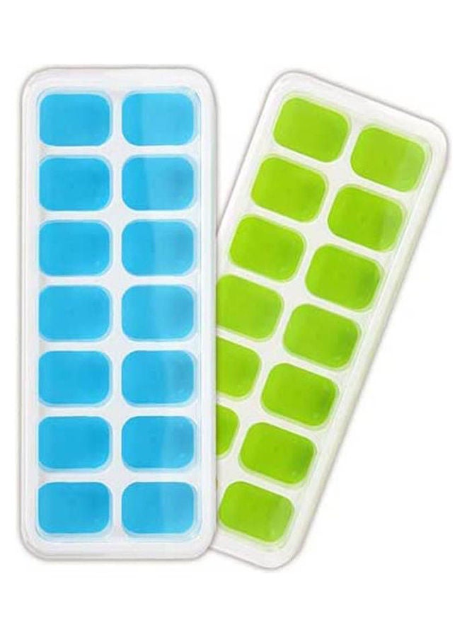 Generic - Ice Cube Trays Easy Multicolour ‎23.75 x 7.37 x 2.36cm - Image 1