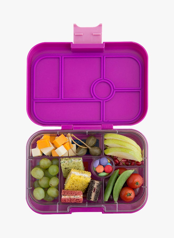 يوم بوكس صندوق غداء بيجو الأصلي قابل لإعادة الاستخدام مكون من 5 أقسام وخالي من مادة BPA والفثالات - Image 4