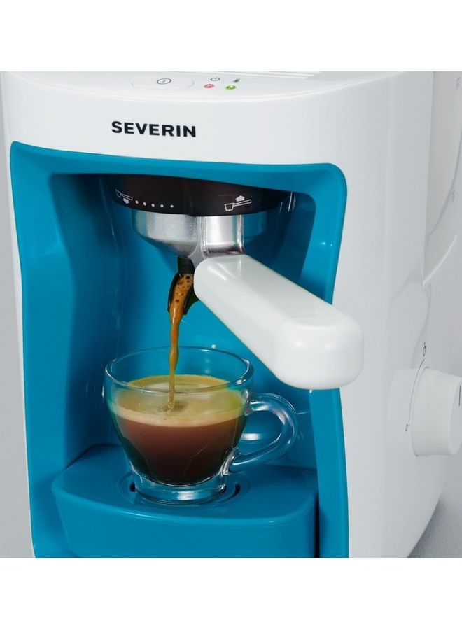 Severin - Espresso Maker 1.0 L 1250.0 W KA 5992 White/Blue - Image 1